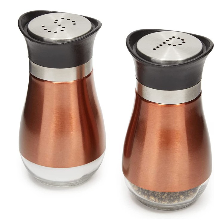Steel Salt And Pepper Shakers